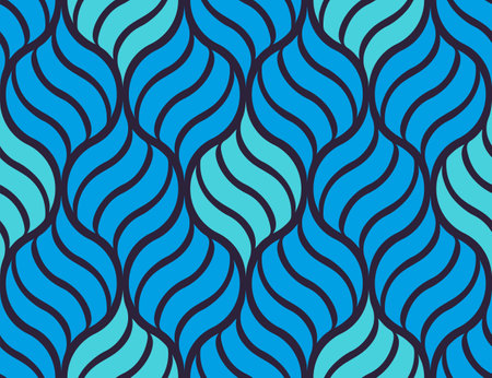 Abstract seamless wallpaper pattern background. Vector illustration.のイラスト素材