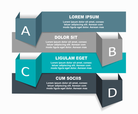 Infographic design template with place for your data. Vector illustration.のイラスト素材