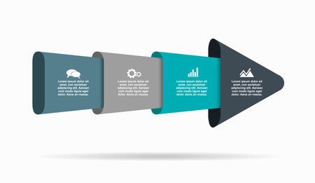 Infographic design template with place for your data. Vector illustration.のイラスト素材