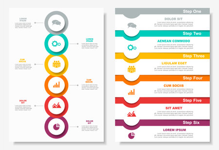 Infographic design template with place for your data. Vector illustration.のイラスト素材