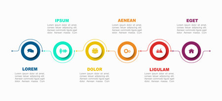 Infographic design template with place for your data. Vector illustration.のイラスト素材