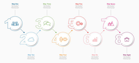 Infographic design template with place for your data. Vector illustration.のイラスト素材