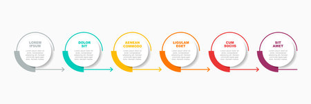 Infographic design template with place for your data. Vector illustration.のイラスト素材