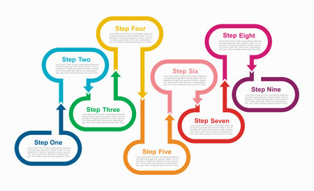 Infographic design template with place for your data. Vector illustration.のイラスト素材