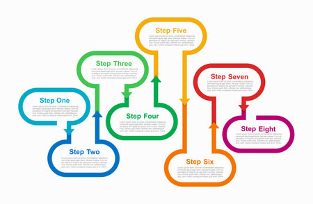 Infographic design template with place for your text. Vector illustration.のイラスト素材