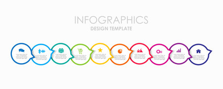 Infographic design template with place for your text. Vector illustration.のイラスト素材