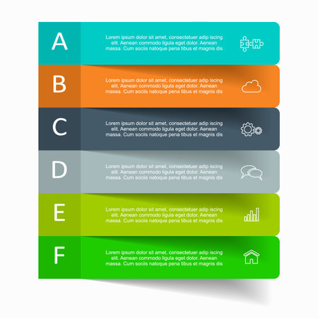 Infographic design template with place for your data. Vector illustration.のイラスト素材