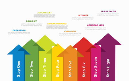 Infographic design template with place for your data. Vector illustration.のイラスト素材