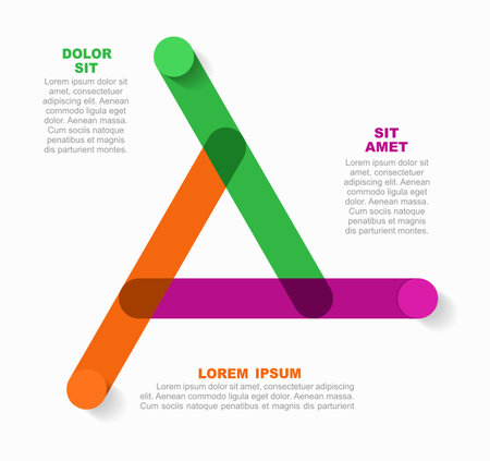 Infographic design template with place for your data. Vector illustration.のイラスト素材