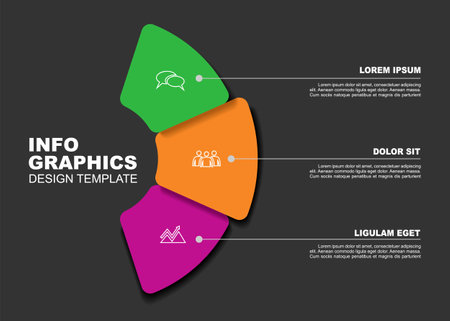 Infographic design template with place for your data. Vector illustration.のイラスト素材