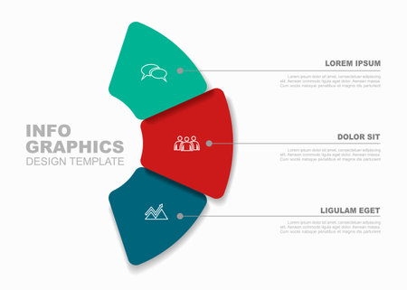 Infographic design template with place for your data. Vector illustration.のイラスト素材