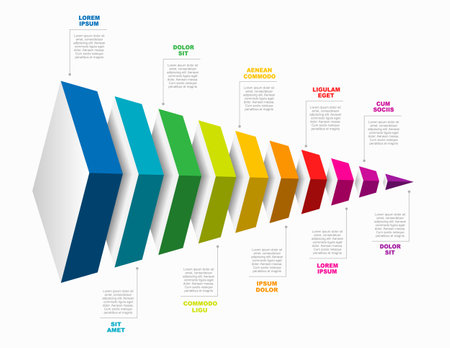 Infographic design template with place for your data. Vector illustration.のイラスト素材