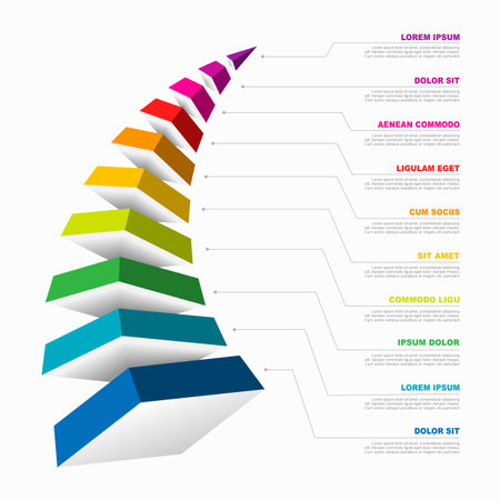 Infographic design template with place for your data. Vector illustration.のイラスト素材