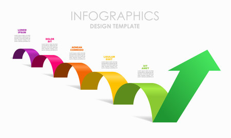 Infographic design template with place for your data. Vector illustration.のイラスト素材