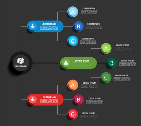 Infographic design template with place for your data. Vector illustration.のイラスト素材