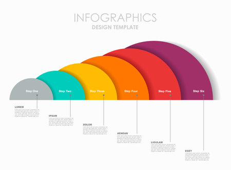 Infographic design template with place for your data. Vector illustration.のイラスト素材