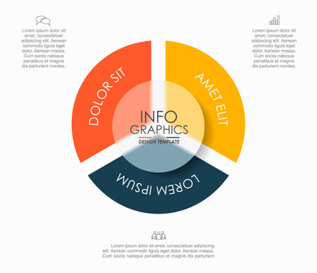 Infographic design template with place for your data. Vector illustration.のイラスト素材