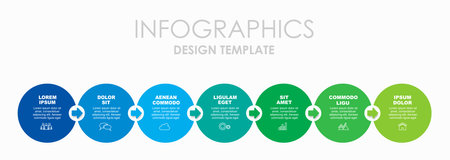 Infographic design template with place for your data. Vector illustration.のイラスト素材