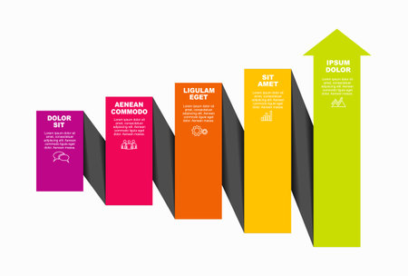 Infographic design template with place for your data. Vector illustration.のイラスト素材