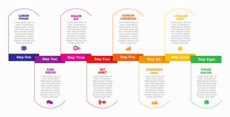 Infographic design template with place for your data. Vector illustration.のイラスト素材