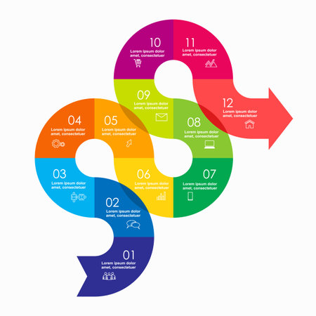 Infographic design template with place for your data. Vector illustration.のイラスト素材