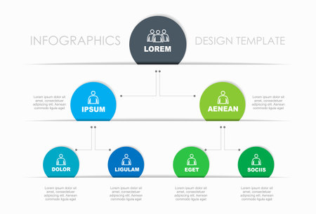 Infographic design template with place for your data. Vector illustration.のイラスト素材