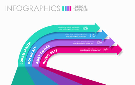Infographic design template with place for your data. Vector illustration.のイラスト素材