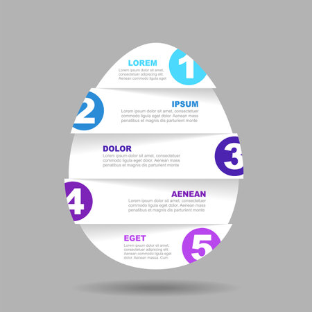 Infographic design template with place for your data. Vector illustration.のイラスト素材