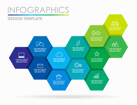 Infographic design template with place for your data. Vector illustration.のイラスト素材