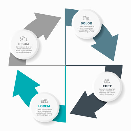 Infographic design template with place for your data. Vector illustration.のイラスト素材