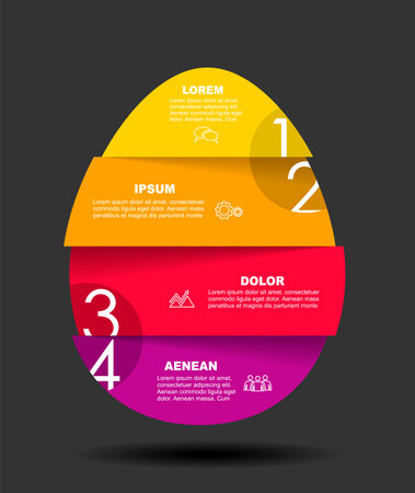 Infographic design template with place for your data. Vector illustration.のイラスト素材