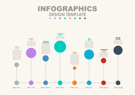 Infographic design template with place for your text. Vector illustration.のイラスト素材