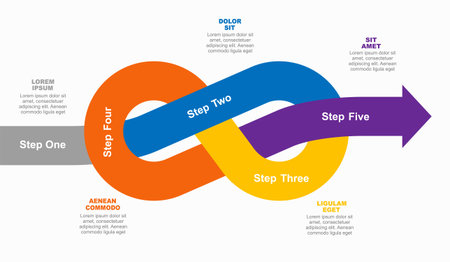Infographic design template with place for your text. Vector illustration.のイラスト素材