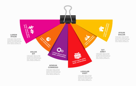Infographic design template with place for your data. Vector illustration.のイラスト素材