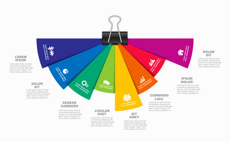 Infographic design template with place for your data. Vector illustration.のイラスト素材