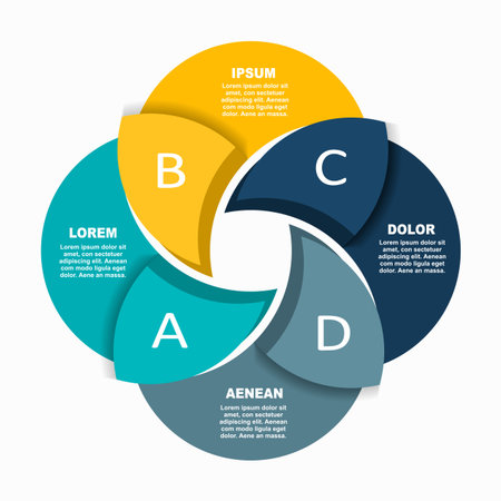 Infographic design template with place for your data. Vector illustration.のイラスト素材