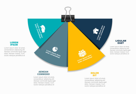Infographic design template with place for your data. Vector illustration.のイラスト素材