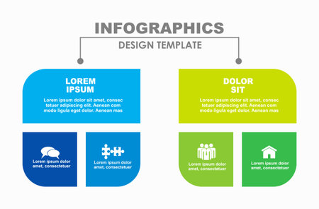 Infographic design template with place for your data. Vector illustration.のイラスト素材