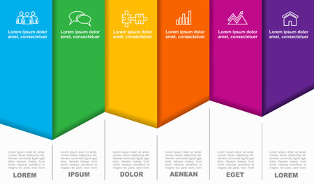 Infographic design template with place for your data. Vector illustration.のイラスト素材