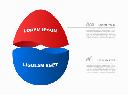 Infographic design template with place for your data. Vector illustration.のイラスト素材