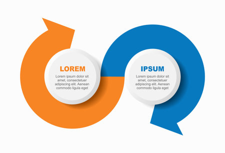 Infographic design template with place for your data. Vector illustration.のイラスト素材