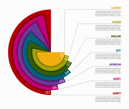 Infographic design template with place for your data. Vector illustration.のイラスト素材