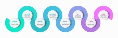 Infographic design template with place for your data. Vector illustration.のイラスト素材