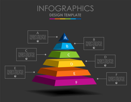 Infographic design template with place for your data. Vector illustration.のイラスト素材