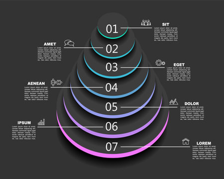 Infographic design template with place for your text. Vector illustration.のイラスト素材