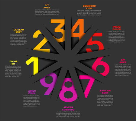Infographic design template with place for your text. Vector illustration.のイラスト素材
