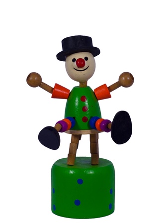 Wooden Toy , Click below to be a weakness の写真素材