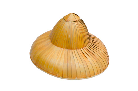 Palm leaf hats の写真素材