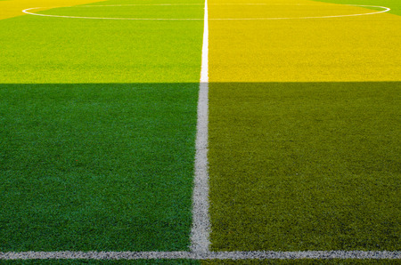 Soccer football field stadium grassの写真素材