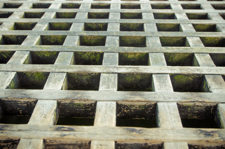 the texture of wooden boards floor,perspectiveの写真素材
